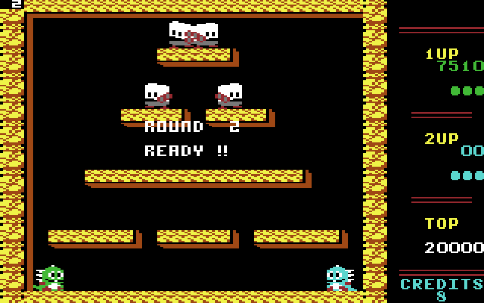 Bubble Bobble on the C64, round 2
