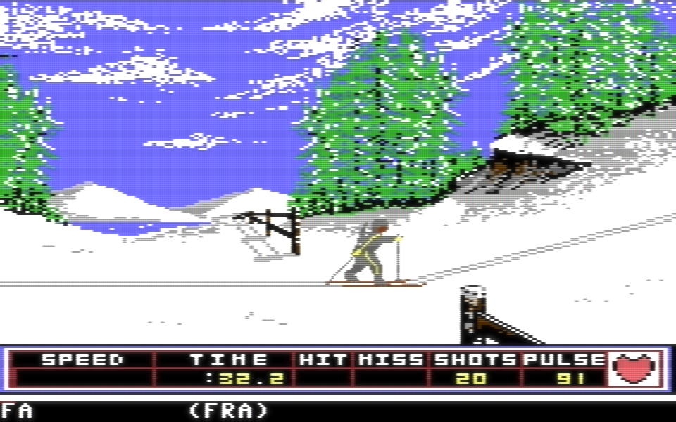 The same screen with a simulated PAL TV