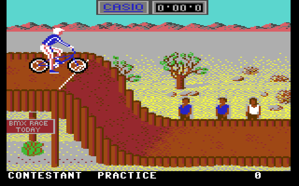 California Games on the C64, BMX