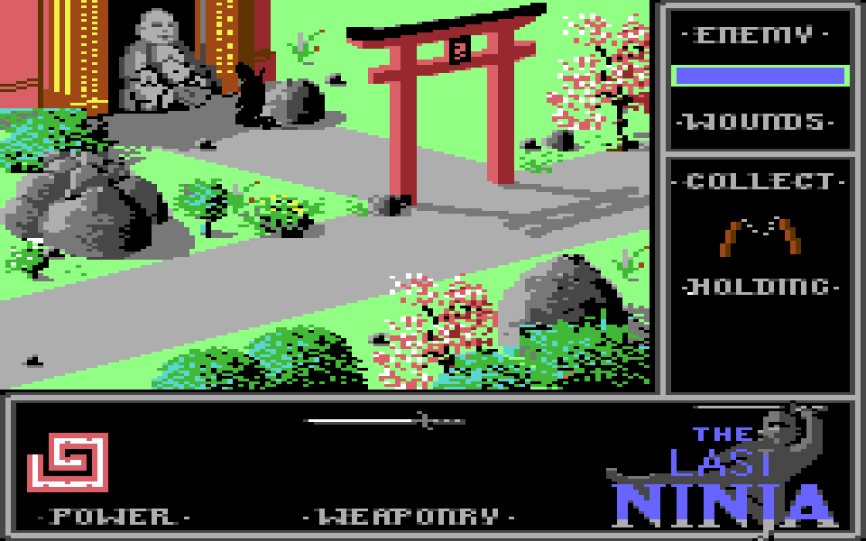 The Last Ninja on the C64, the shrine