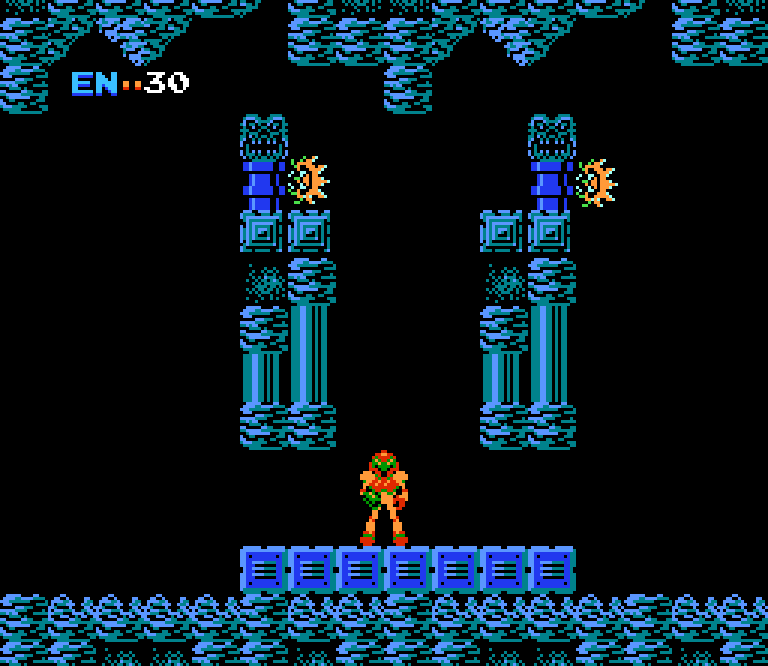 Metroid on the NES, Samus in Brinstar