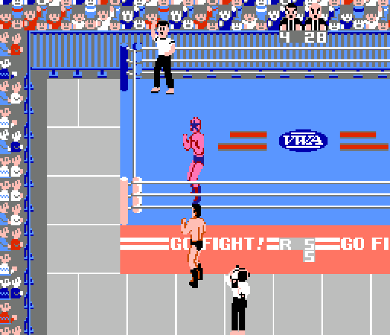 Pro Wrestling on the NES, a match