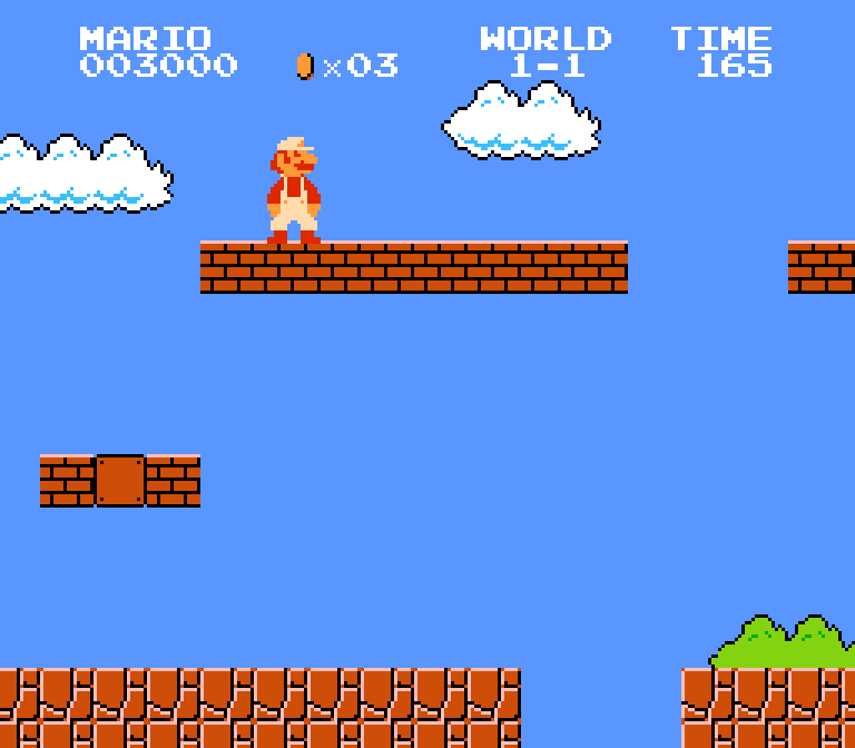 Super Mario Bros. on the NES
